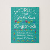 Puzzle soixantième Anniversaire la plupart de groupe (Vertical)