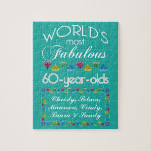 Puzzle soixantième Anniversaire la plupart de groupe