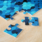 Puzzle Sol en bleu... (Côté)