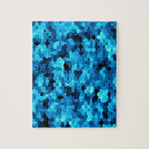 Puzzle Sol en bleu...