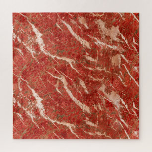 Puzzle Sol en marbre rouge, texture haute résolution.