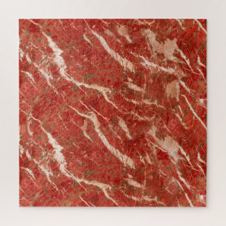 Puzzle Sol en marbre rouge, texture haute résolution.