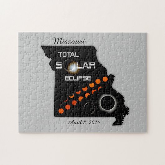 Puzzle solaire Eclipse du Missouri (Horizontal)