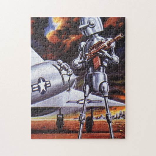 Puzzle Soldats de robots militaires de science-fiction vi (Vertical)