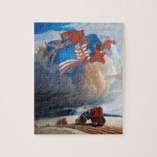 Puzzle Soldats du sol par Newell Convers Wyeth