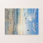 Puzzle Soleil, Ciel. Mer. Sable. Scène Plage (Horizontal)