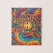 Puzzle Soleil coloré du monde Imaginaire (Vertical)