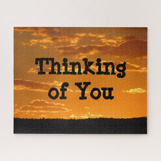 Puzzle Soleil couchant Orange Ciel Ciel Soirée Soleil cou (Horizontal)