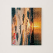 Puzzle Soleil de minuit, nord de la Norvège (Vertical)