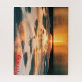 Puzzle Soleil de minuit, nord de la Norvège (Vertical)