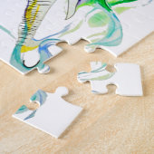 Puzzle soleil d'éléphant (Côté)