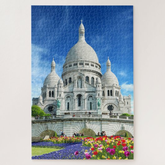 Puzzle Soleil d'été Basilique du Sacre-Coeur France (Vertical)