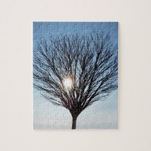 Puzzle soleil d'hiver (Vertical)