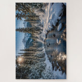 Puzzle Soleil d'hiver en pleine nature (Vertical)