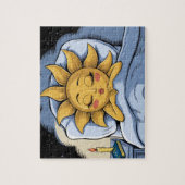 Puzzle soleil lunaire dans le lit (Vertical)