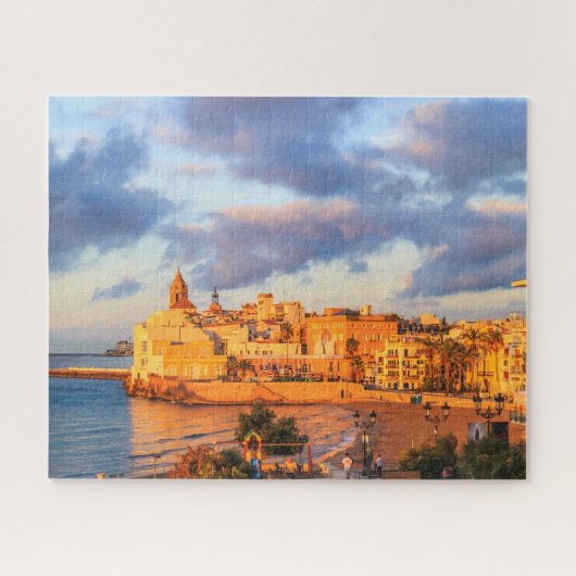 Puzzle Soleil matinal, Sitges, Espagne (Horizontal)