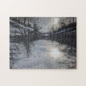 Puzzle Soleil précoce en hiver (Horizontal)