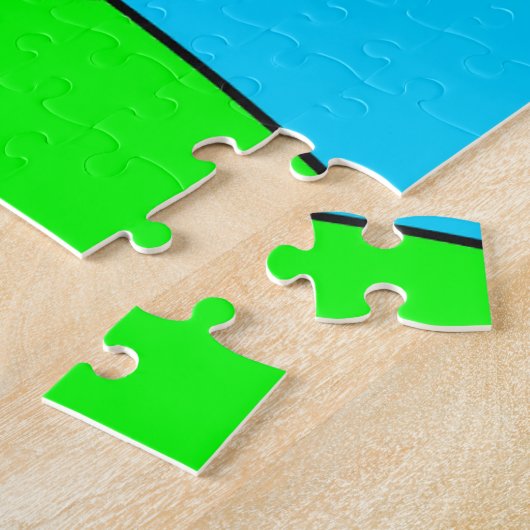 Puzzle Soleil psychédélique (Côté)