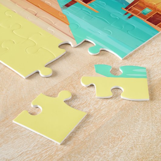 Puzzle Soleil Tropical (Côté)