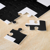 Puzzle Solid Black and White Squares (Côté)