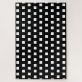 Puzzle Solid Black and White Squares (Vertical)