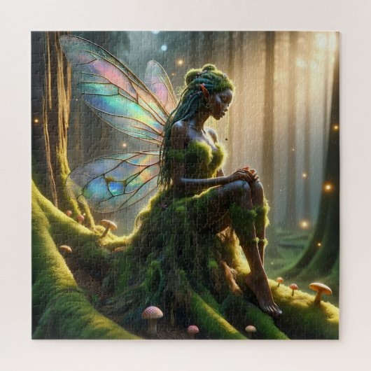 Puzzle Solitude Enchantée : La Fée De La Forêt (Vertical)