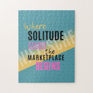 Puzzle Solitude Introspection Introvert Nietzsche quote