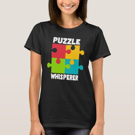 Puzzle Solving Puzzles Hobby Crossword   7 T-shirt (Voorkant)