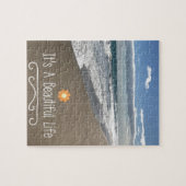 Puzzle Son une belle vie à la plage (Horizontal)