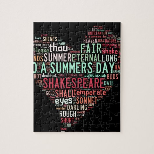 Puzzle Sonnet de Shakespeare (Vertical)