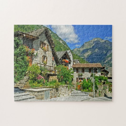 Puzzle Sonogno Suisse (Horizontal)