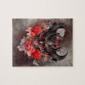 Puzzle sorcellerie | Bête de démon fumé aux yeux rouges a (Horizontal)