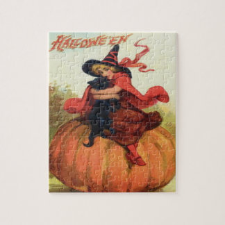 Puzzle Sorcière & Chat noir