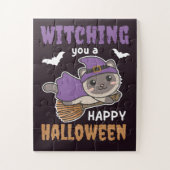 Puzzle Sorcière Chat Vous Sorcière Un Joyeux Halloween J (Vertical)