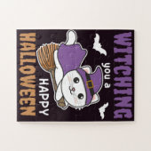 Puzzle Sorcière Chat Vous Sorcière Un Joyeux Halloween J (Horizontal)