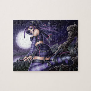 Puzzle Sorcière d'Anime de Goth