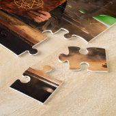 Puzzle Sorcière dans la bibliothèque (Côté)