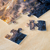 Puzzle Sorcière de fantasy dynamique avec énergie atmosph (Côté)