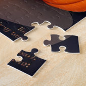 Puzzle Sorcière d'Halloween avec citrouilles (Côté)