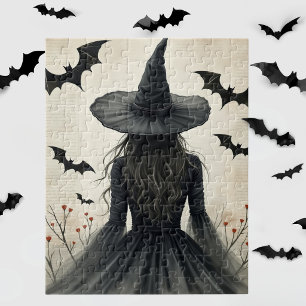 Puzzle Sorcière d'Halloween Envoûtante