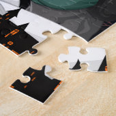 Puzzle Sorcière effrayante & Maison hantée Halloween🌙 (Côté)