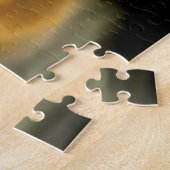 Puzzle Sorcière et chat noir, Happy Halloween ! (Côté)