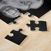 Puzzle Sorcière et poupée Halloween (Côté)