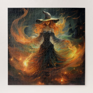 Puzzle Sorcière incendie
