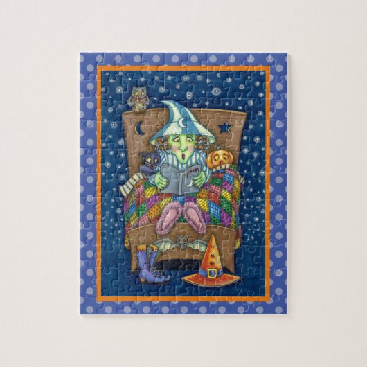 PUZZLE SORCIÈRE RACONTANT DES HISTOIRES EFFRAYANTES POUR  (Vertical)