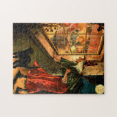 Puzzle Sorcière regardant par la fenêtre (Horizontal)