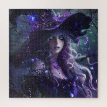 Sorcière Violette Gothique