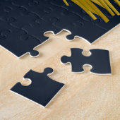 Puzzle Sorcière volante, Lune et Chat noir (Côté)