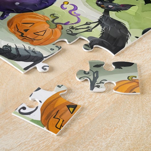 Puzzle Sorcières chaudron brasse ! (Côté)