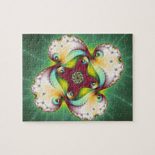 Puzzle Soubltle Glow - Fractal Art (Horizontal)